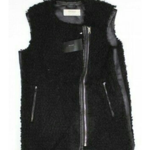 Zara Other - zara faux sherling vest nwot